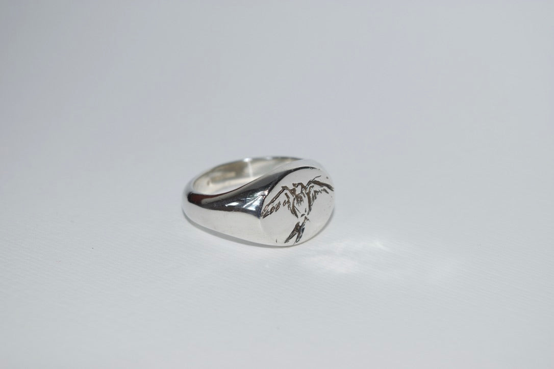 Swallow Signet Ring