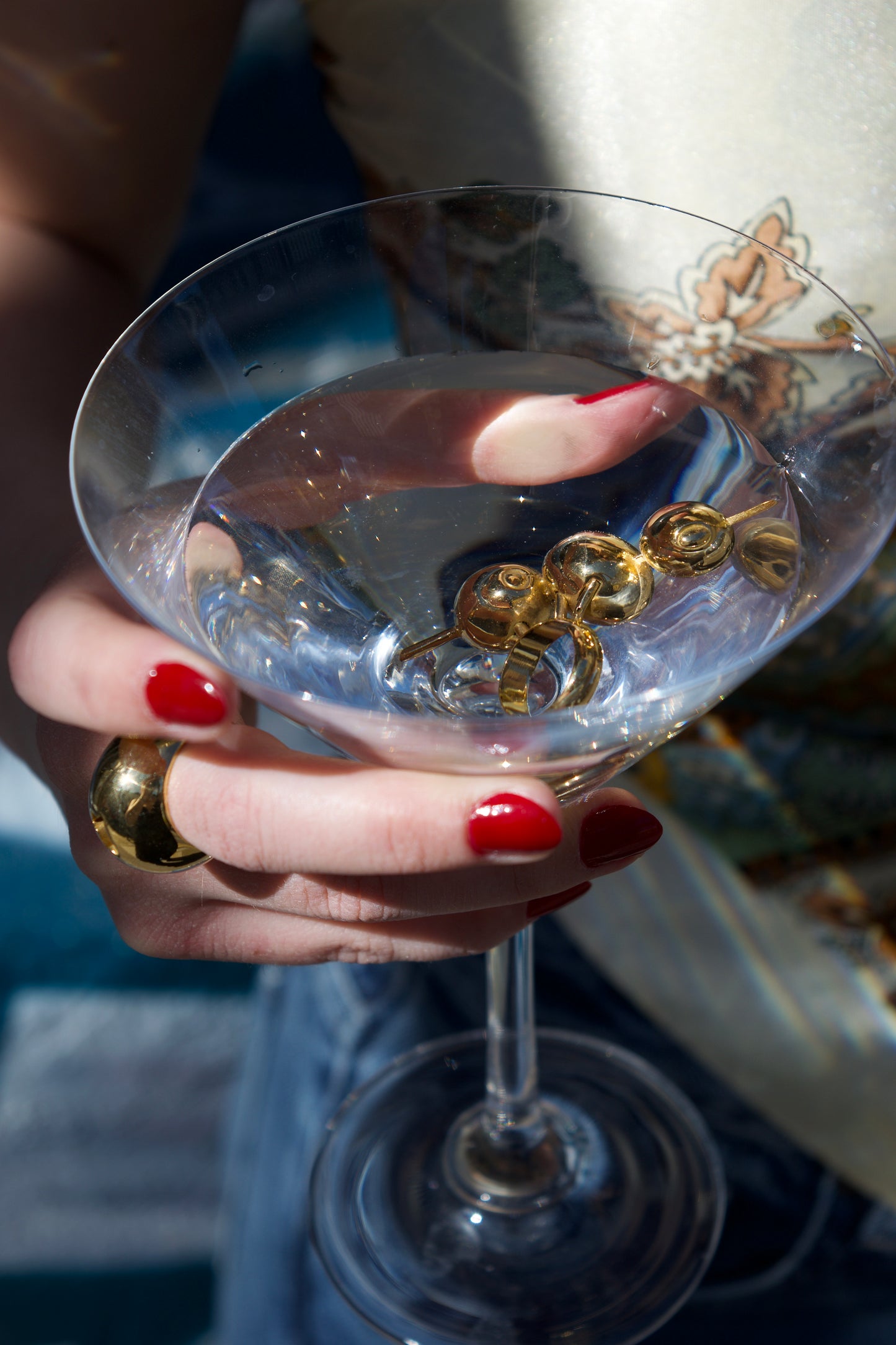 Tipsy Trio Ring
