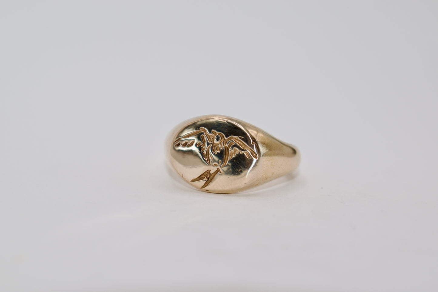 Swallow Signet Ring