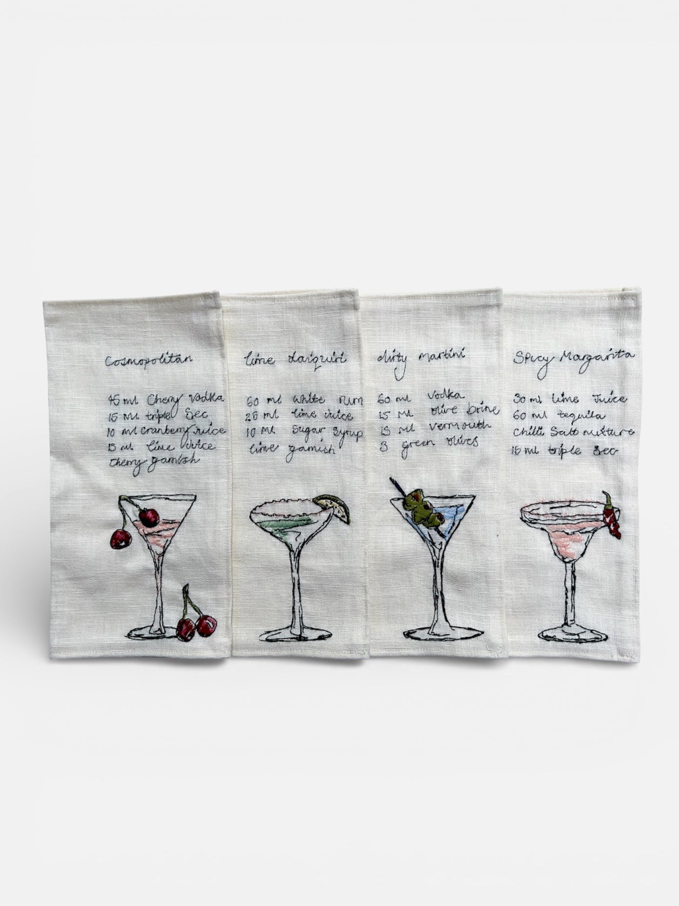 Cocktail Napkins - Syd Studios X London Stitch House