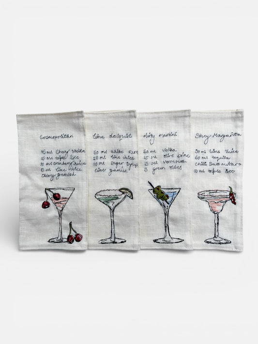 Cocktail Napkins - Syd Studios X London Stitch House