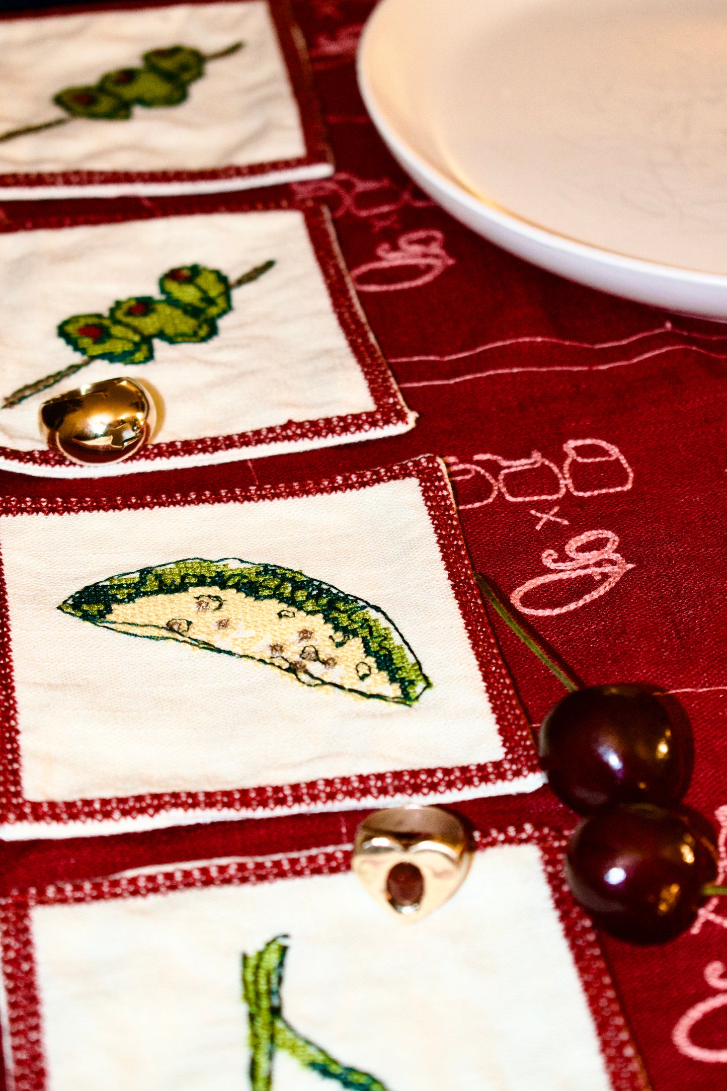 Cocktail Coasters - Syd Studios X London Stitch House