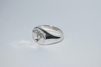 Swallow Signet Ring