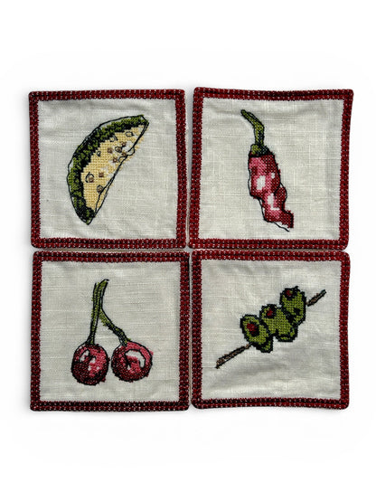 Cocktail Coasters - Syd Studios X London Stitch House